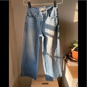 Madewell wide leg crop